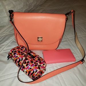 Kate Spade Neon Coral Lot